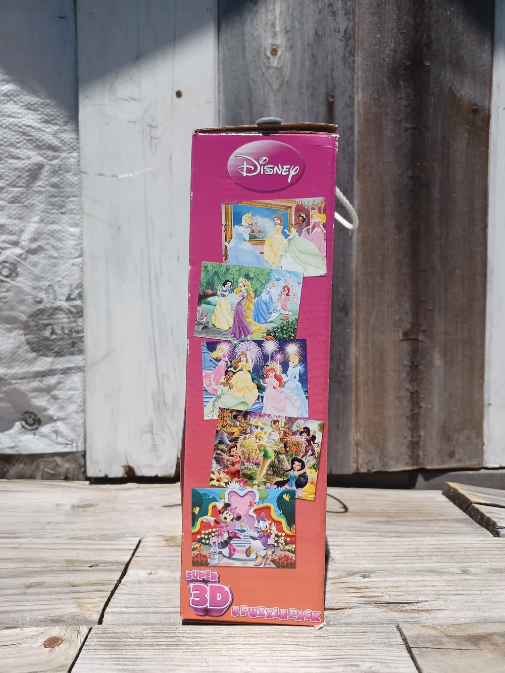 Disney Princess 3D Puzzle Pack - Pink - 5 Puzzle Set